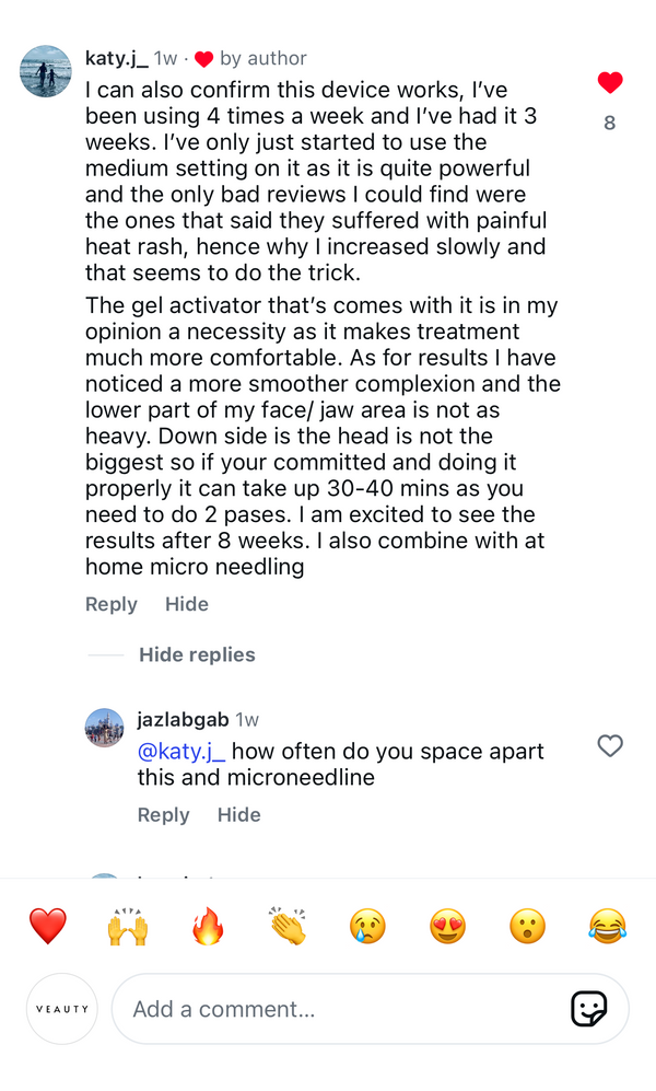 Customer comment