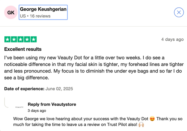 Customer comment