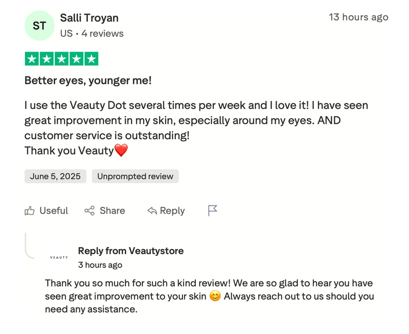 Customer comment